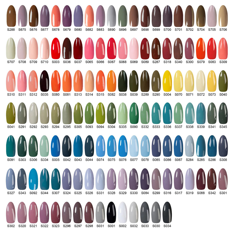 120 Colors Smart Gel Polish colors