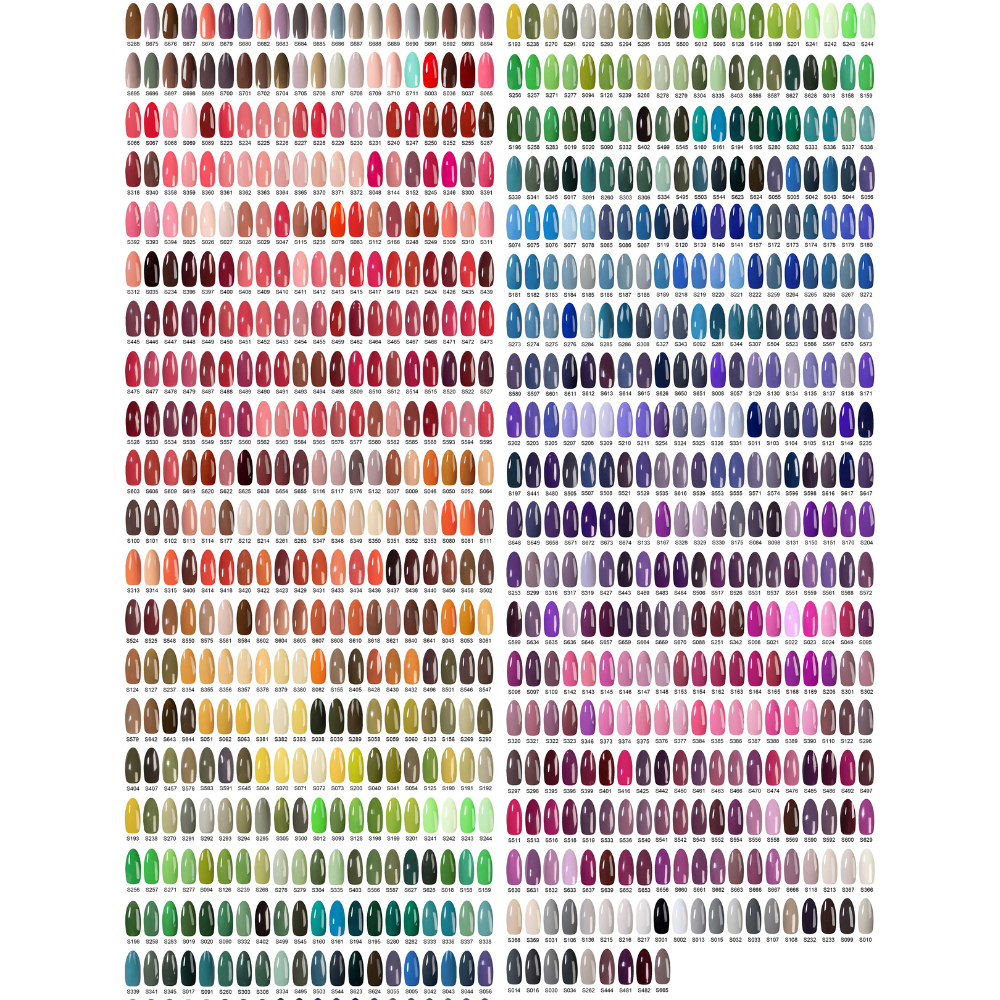 790 Colors Smart Gel Polish color list