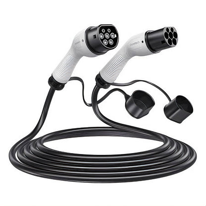 Type 2 EV Charging Cable 22 kW – 5 m (White)