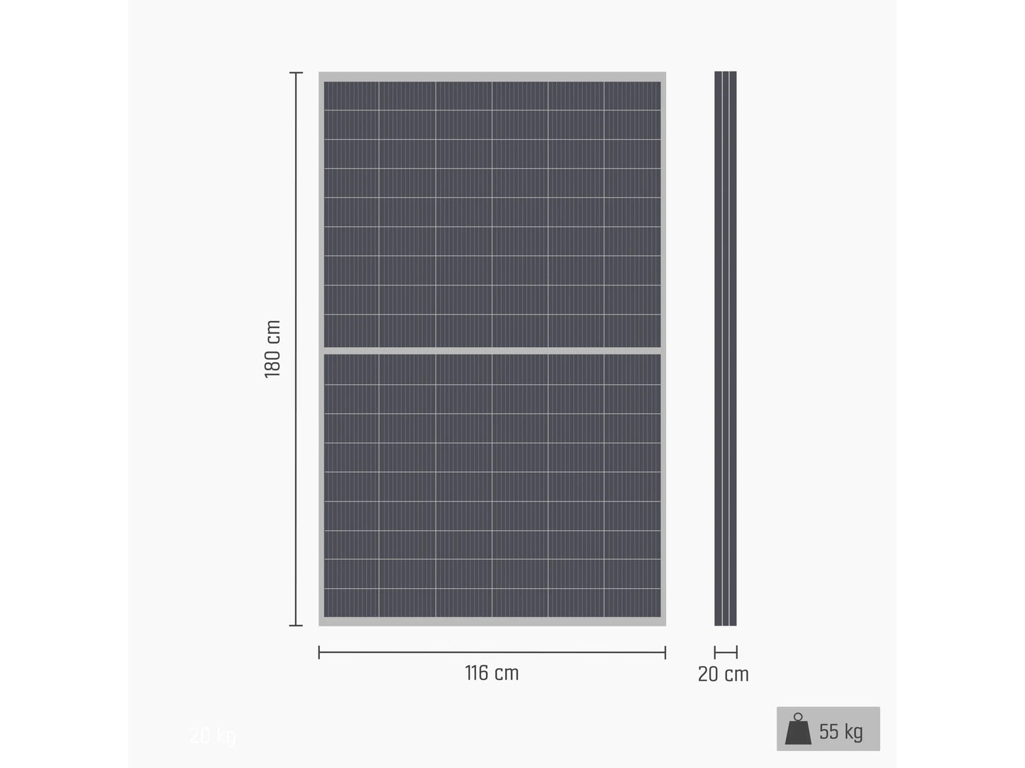 ABSAAR balcony power station 1600W kit